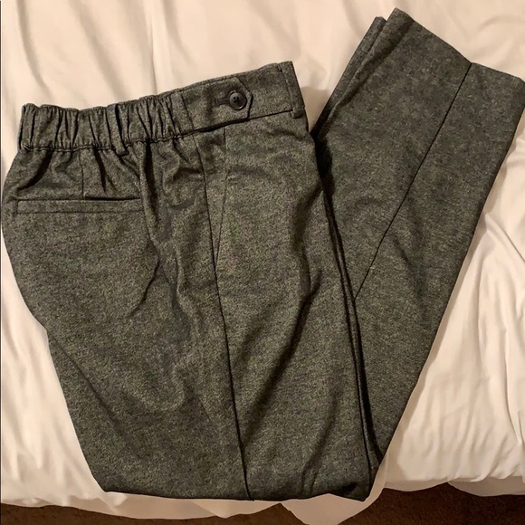 NWT Petite Flannel Slim Pencil Pants with Stretch Waist - Picture 2 of 5